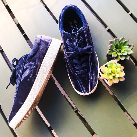 Madewell Shoes - Madewell x Tretorn Crushed Velvet Trainers